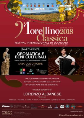 Locandina Geomatica e Morellino Classica Festival 20-10-2018
