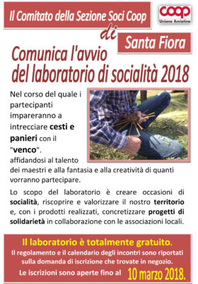 manifesto per avvio laboratorio pdv 013 - 3 marzo 2018