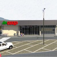 rendering della nuova coop