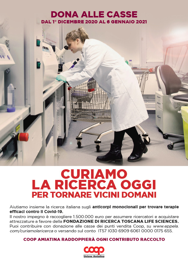 coop curiamo la ricerca locandina