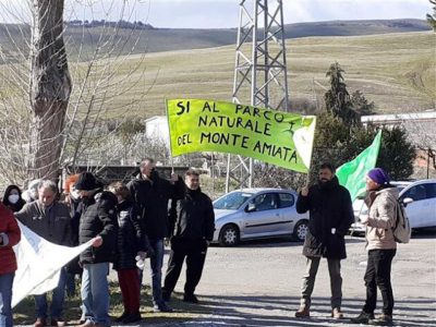 manifestazione parco naturale amiata