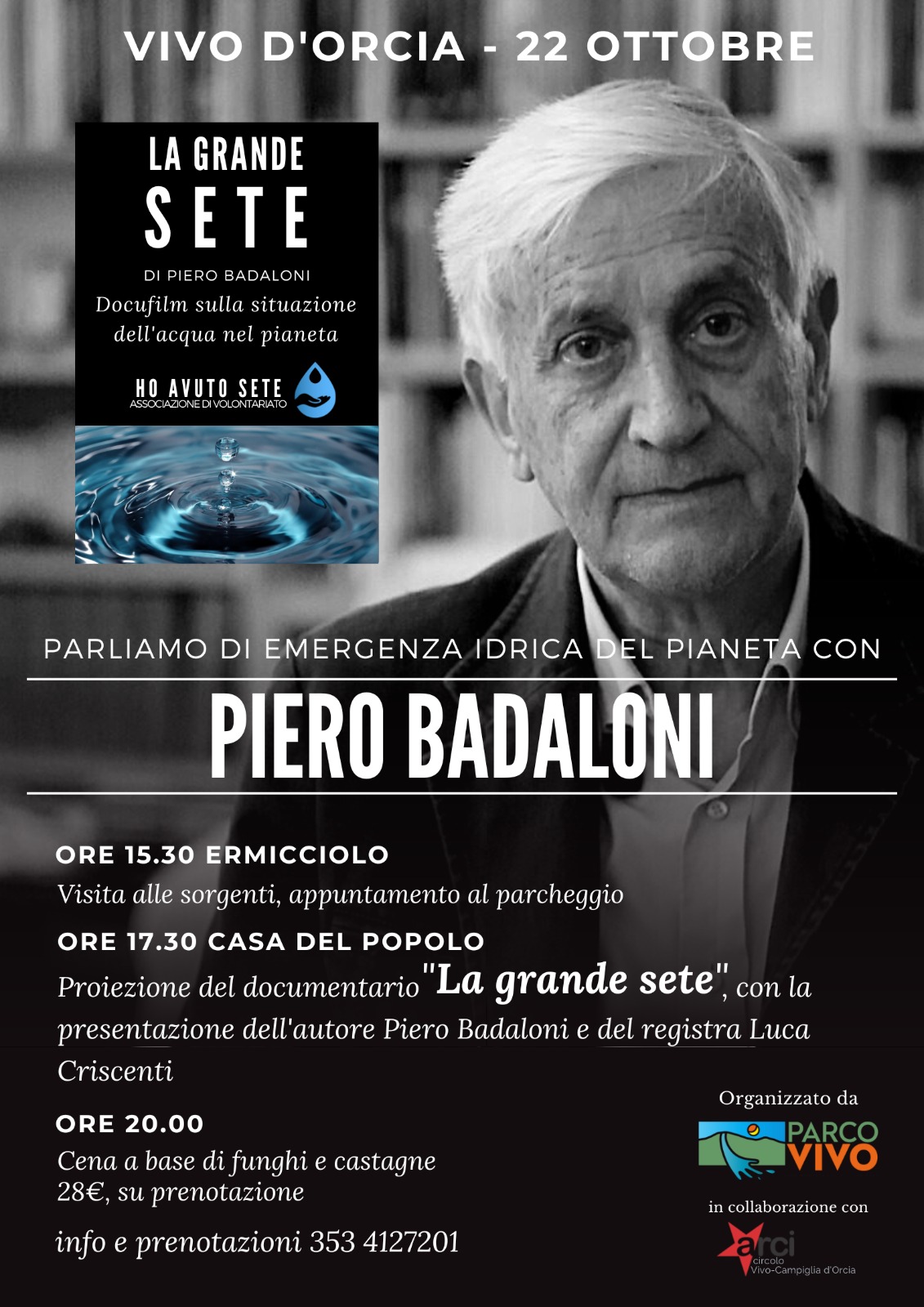 22 ottobre 2022 la grande sete