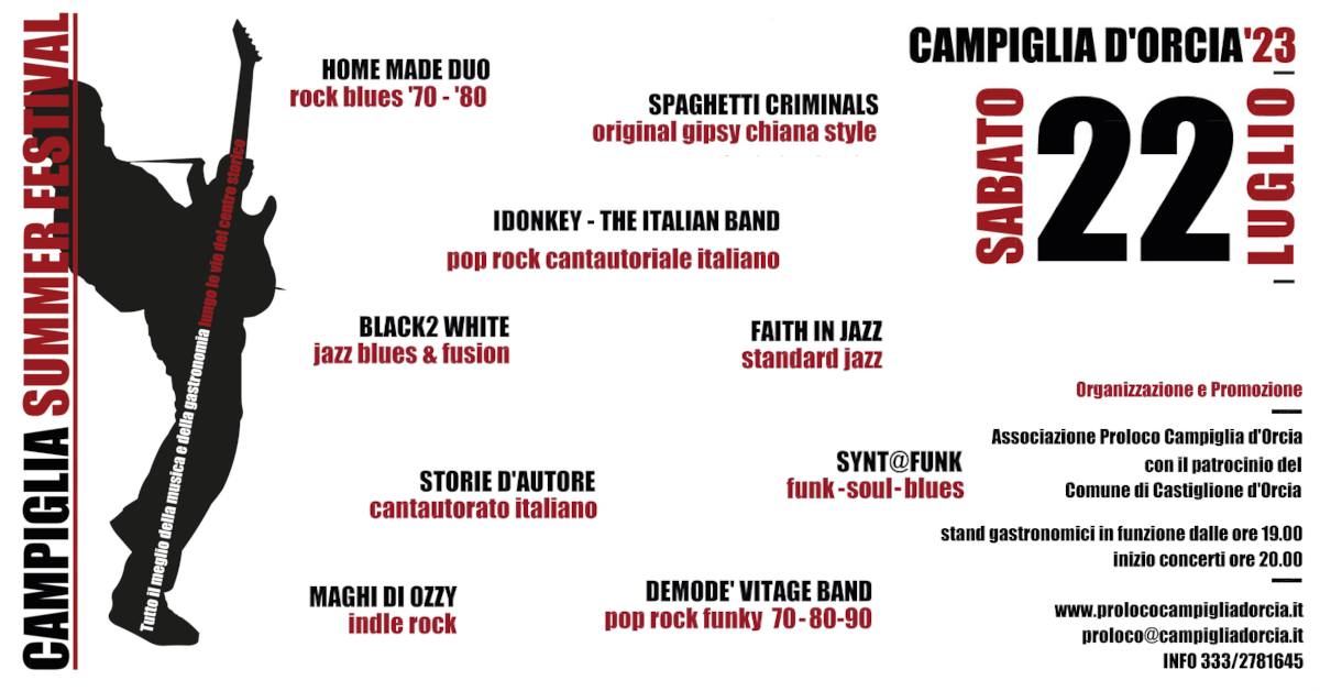 campiglia summer festival 2023