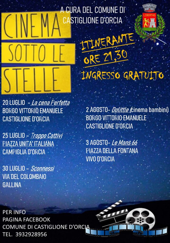 cinema sotto le stelle 2023
