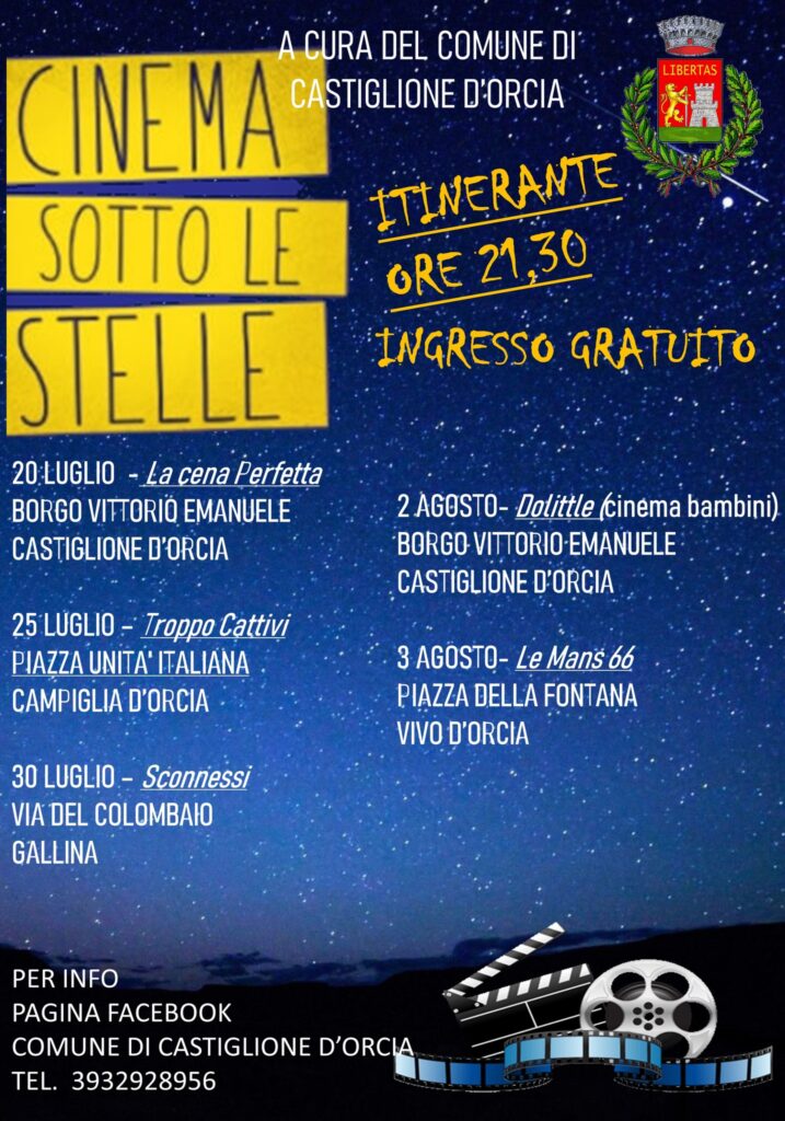 cinema sotto le stelle 2023