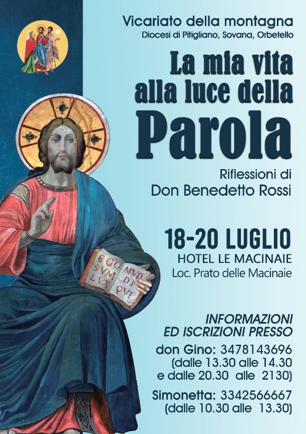 tre giorni biblica luglio 2023