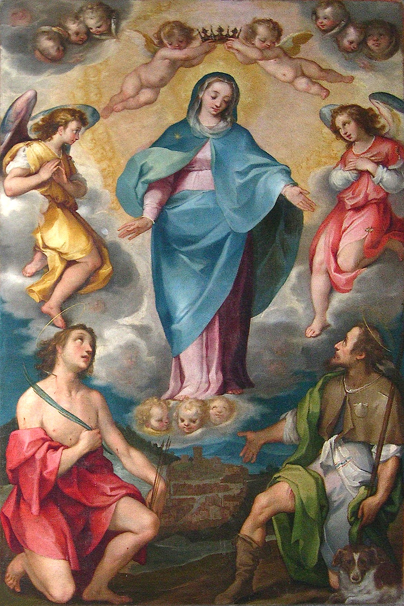 La Madonna Incoronata con Angeli e Santi