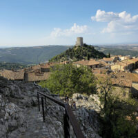 castiglione d'orcia rocca a tentenanno vista dalla rocca aldobrandeschi